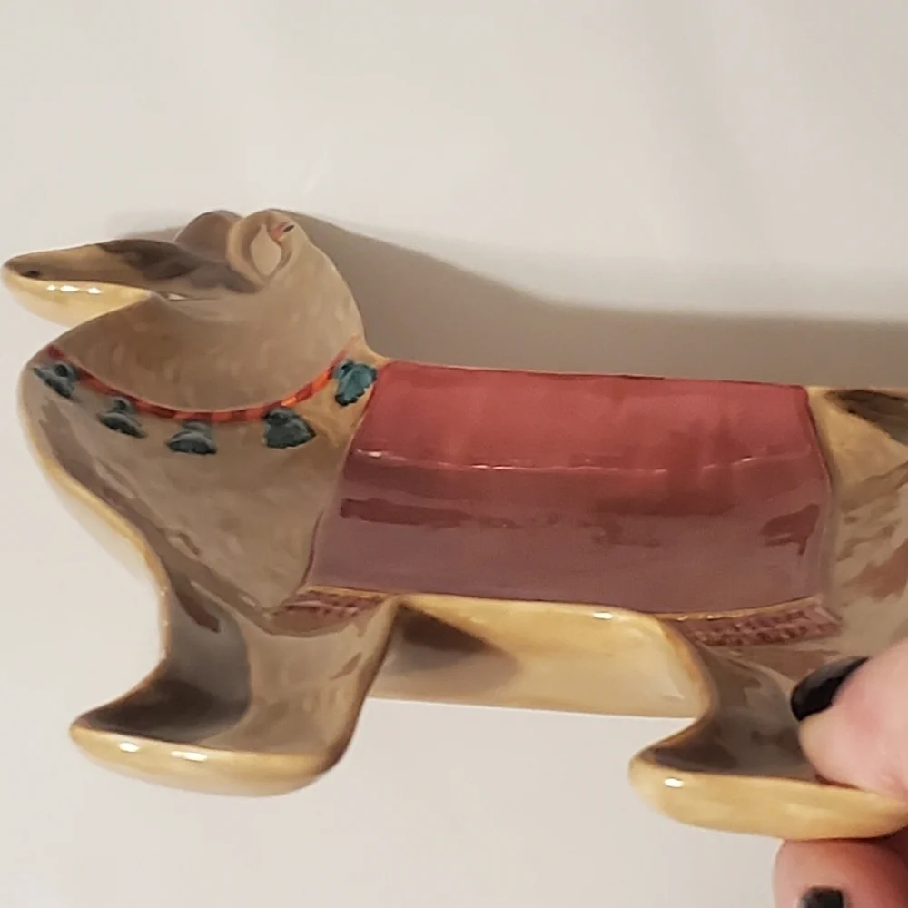 Llama Shaped Decorative Plate. Catch All. Counter Dish.